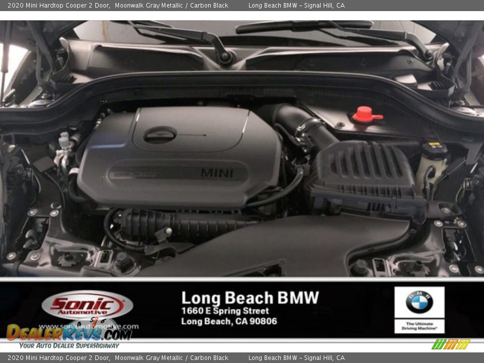 2020 Mini Hardtop Cooper 2 Door Moonwalk Gray Metallic / Carbon Black Photo #8