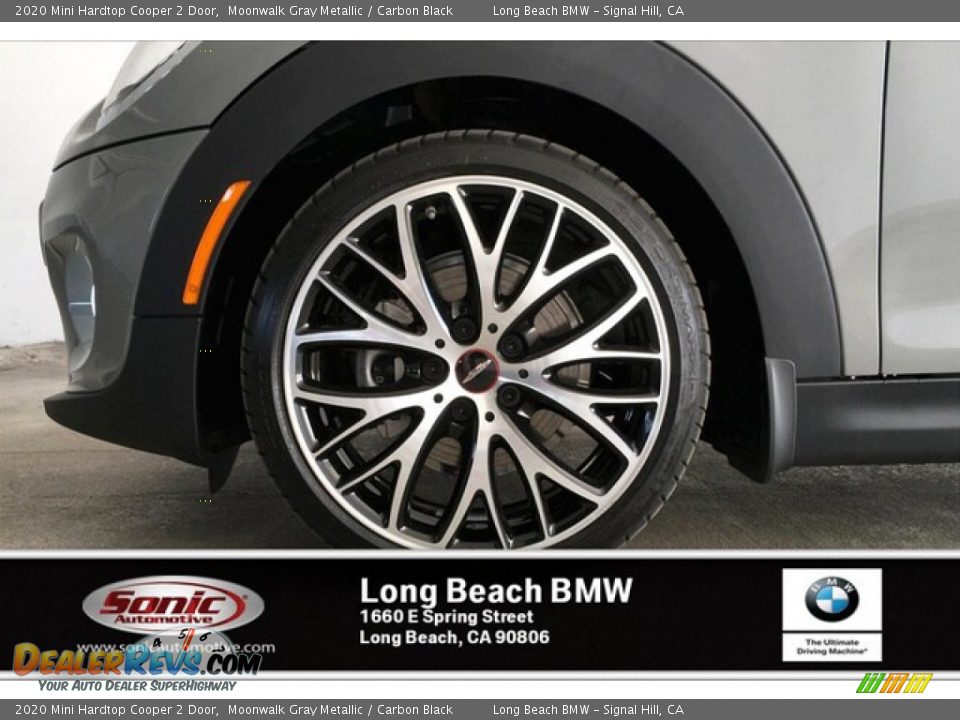 2020 Mini Hardtop Cooper 2 Door Moonwalk Gray Metallic / Carbon Black Photo #9
