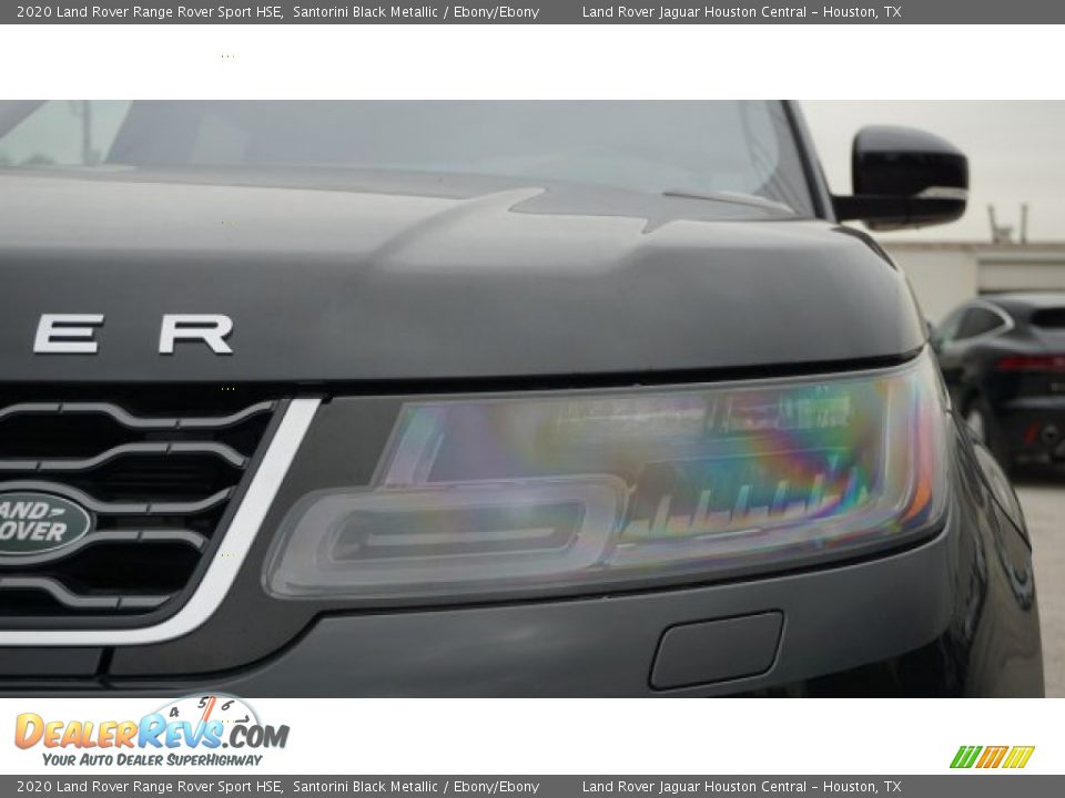 2020 Land Rover Range Rover Sport HSE Santorini Black Metallic / Ebony/Ebony Photo #8