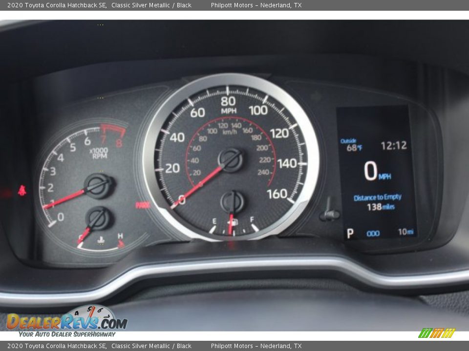 2020 Toyota Corolla Hatchback SE Gauges Photo #13