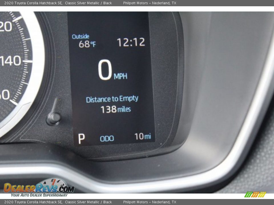 2020 Toyota Corolla Hatchback SE Gauges Photo #14