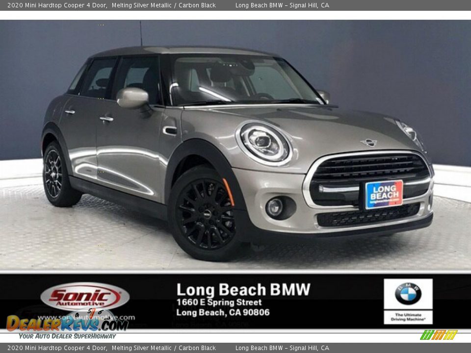 2020 Mini Hardtop Cooper 4 Door Melting Silver Metallic / Carbon Black Photo #1