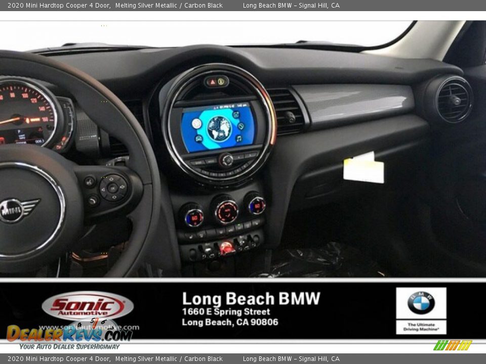 2020 Mini Hardtop Cooper 4 Door Melting Silver Metallic / Carbon Black Photo #5