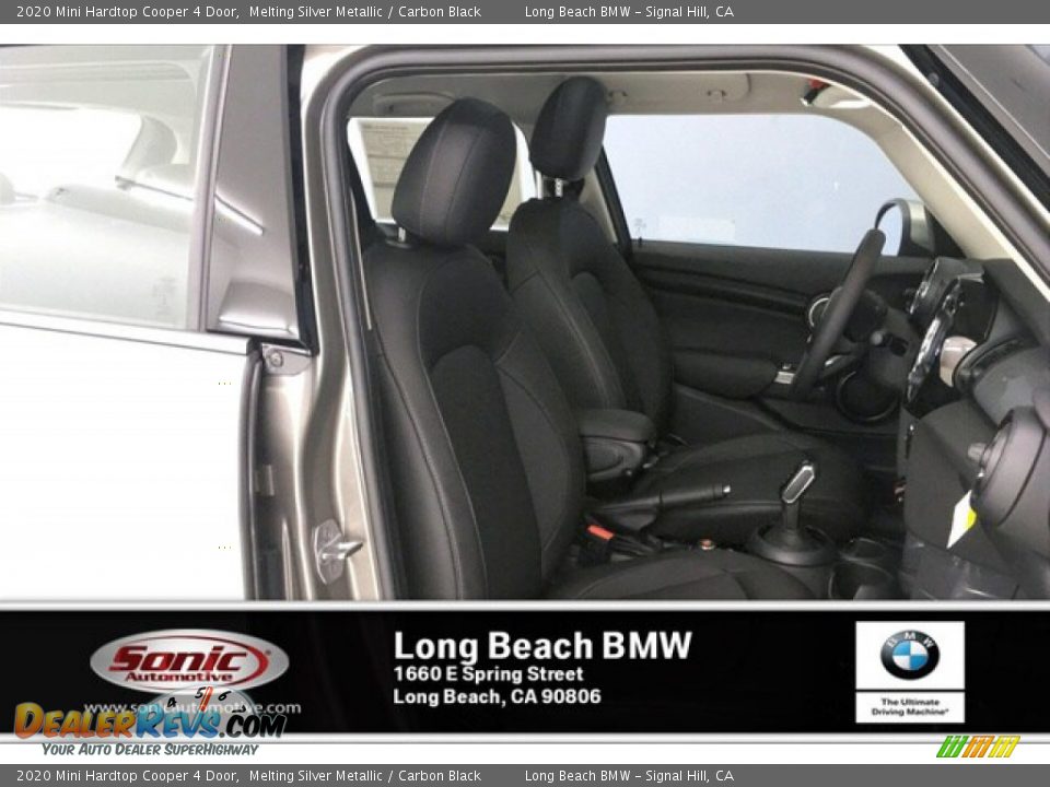 2020 Mini Hardtop Cooper 4 Door Melting Silver Metallic / Carbon Black Photo #7
