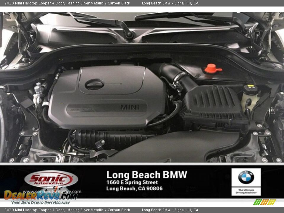 2020 Mini Hardtop Cooper 4 Door Melting Silver Metallic / Carbon Black Photo #8