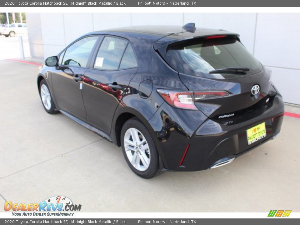 2020 Toyota Corolla Hatchback SE Midnight Black Metallic / Black Photo #6