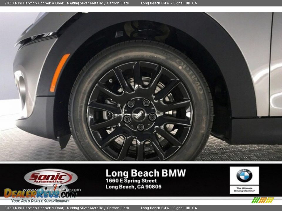 2020 Mini Hardtop Cooper 4 Door Melting Silver Metallic / Carbon Black Photo #9
