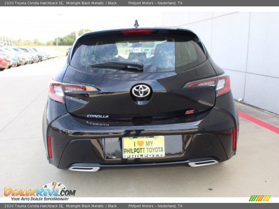 2020 Toyota Corolla Hatchback SE Midnight Black Metallic / Black Photo #7