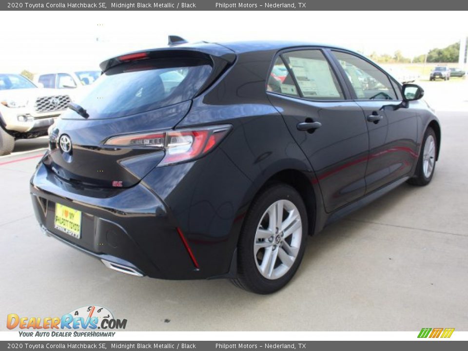 2020 Toyota Corolla Hatchback SE Midnight Black Metallic / Black Photo #8