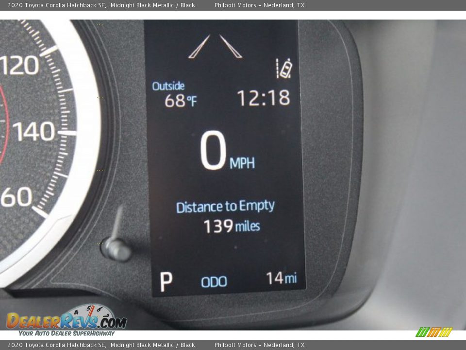 2020 Toyota Corolla Hatchback SE Gauges Photo #14