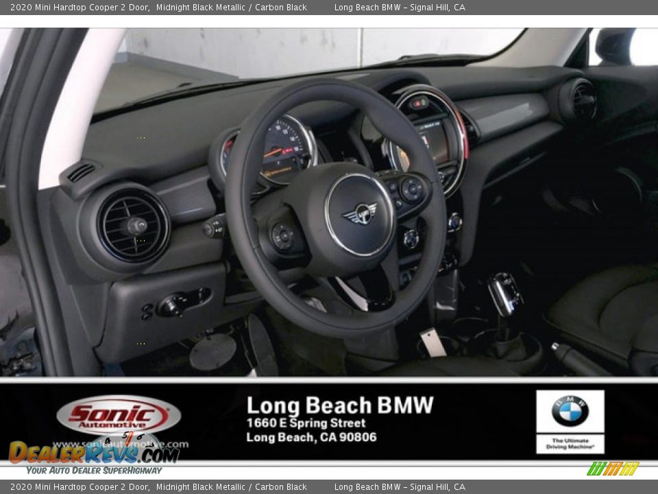 2020 Mini Hardtop Cooper 2 Door Midnight Black Metallic / Carbon Black Photo #4