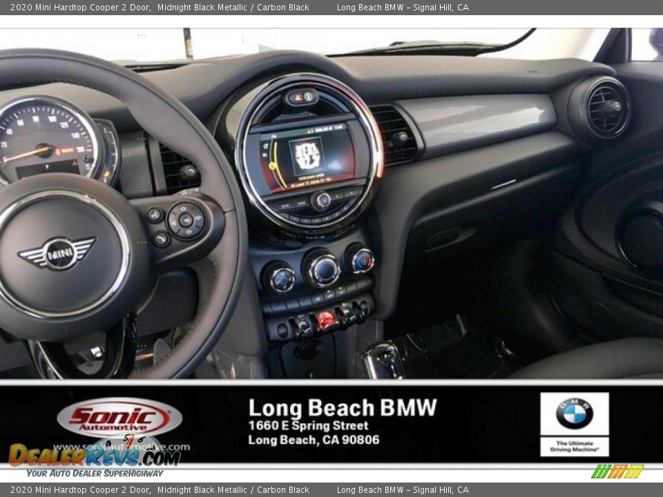 2020 Mini Hardtop Cooper 2 Door Midnight Black Metallic / Carbon Black Photo #5