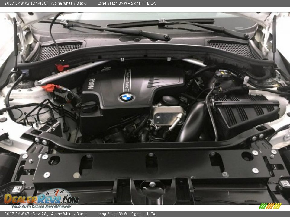 2017 BMW X3 sDrive28i Alpine White / Black Photo #9