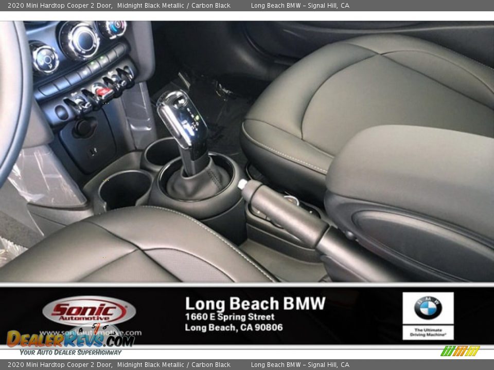 2020 Mini Hardtop Cooper 2 Door Midnight Black Metallic / Carbon Black Photo #6