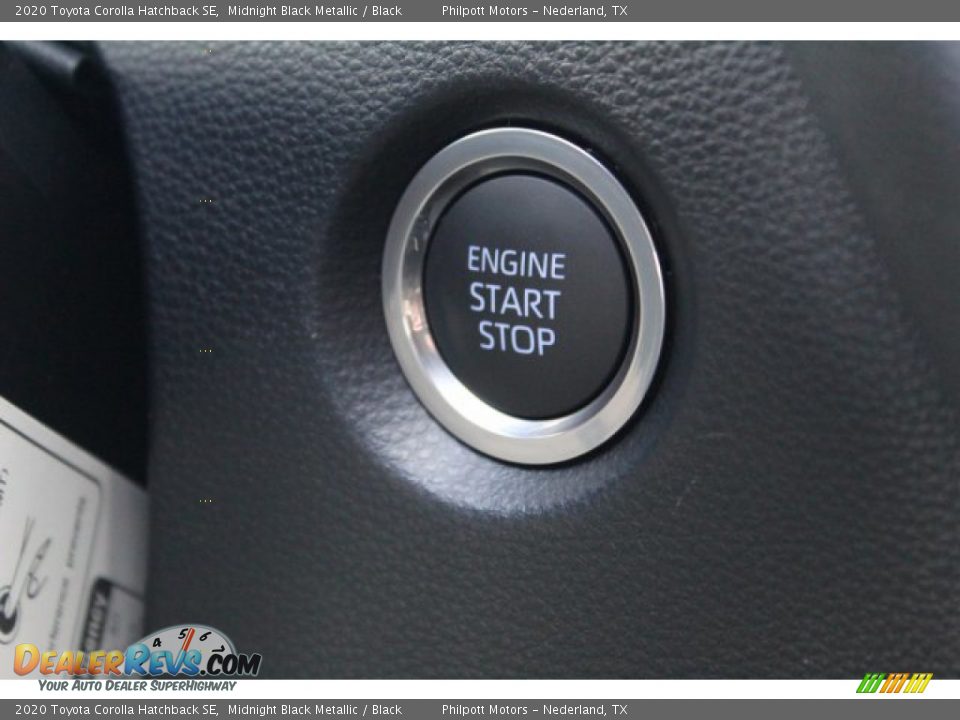 2020 Toyota Corolla Hatchback SE Midnight Black Metallic / Black Photo #17