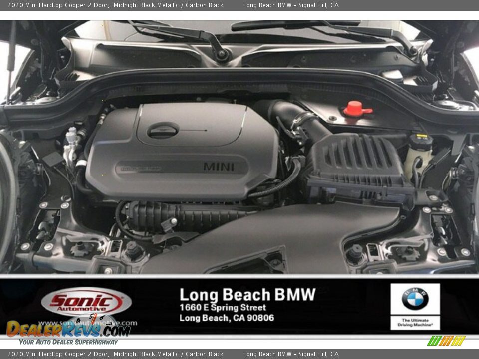 2020 Mini Hardtop Cooper 2 Door Midnight Black Metallic / Carbon Black Photo #7
