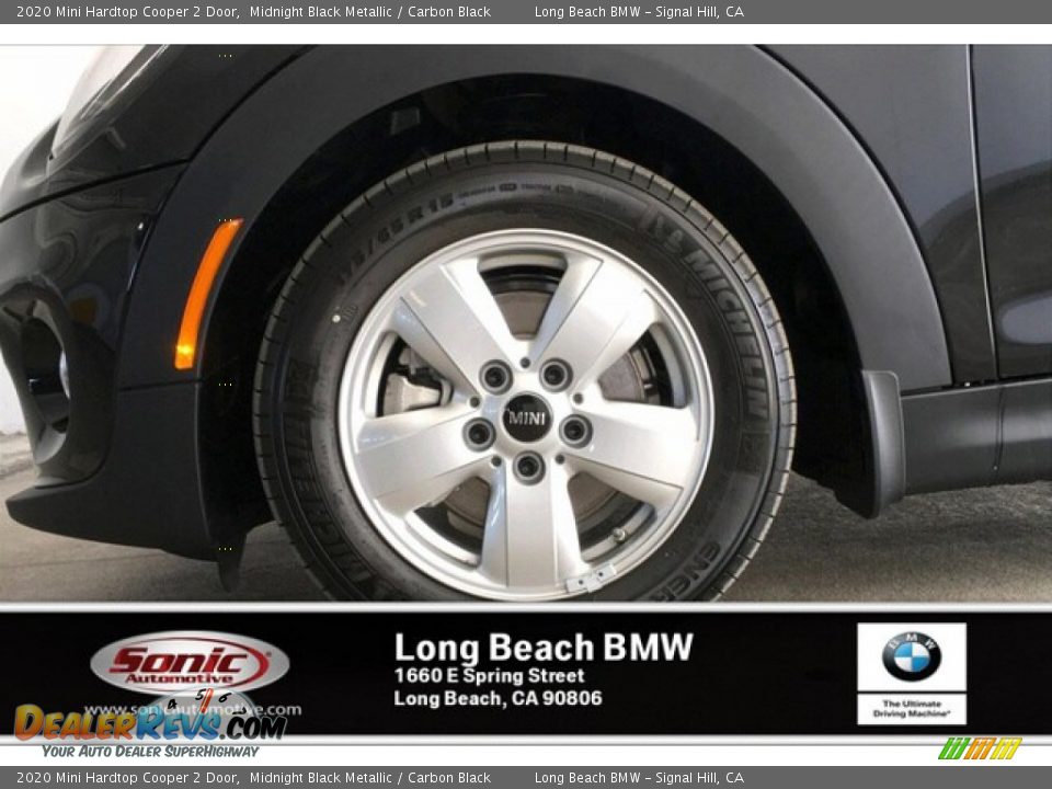 2020 Mini Hardtop Cooper 2 Door Midnight Black Metallic / Carbon Black Photo #8