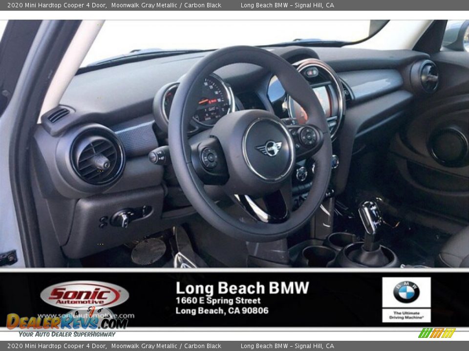 2020 Mini Hardtop Cooper 4 Door Moonwalk Gray Metallic / Carbon Black Photo #4