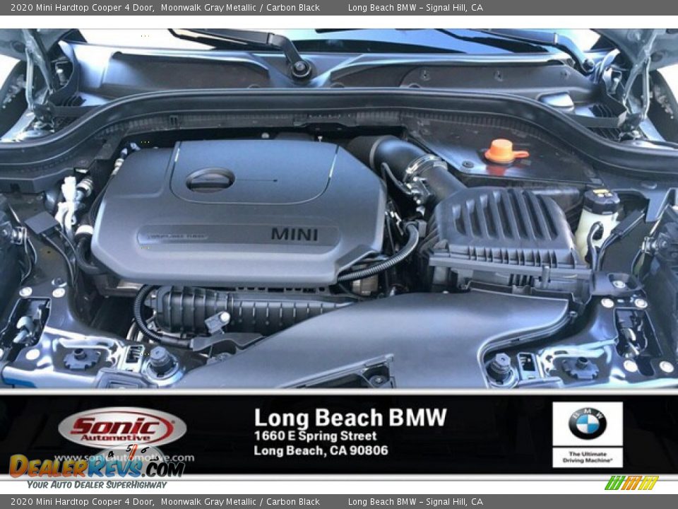 2020 Mini Hardtop Cooper 4 Door Moonwalk Gray Metallic / Carbon Black Photo #8