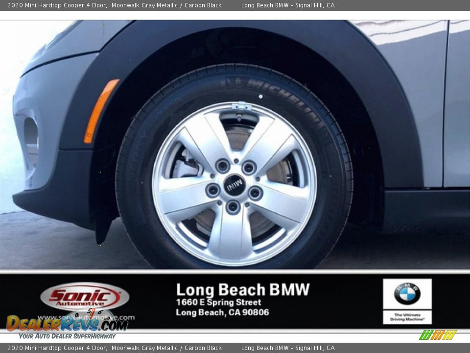 2020 Mini Hardtop Cooper 4 Door Moonwalk Gray Metallic / Carbon Black Photo #9