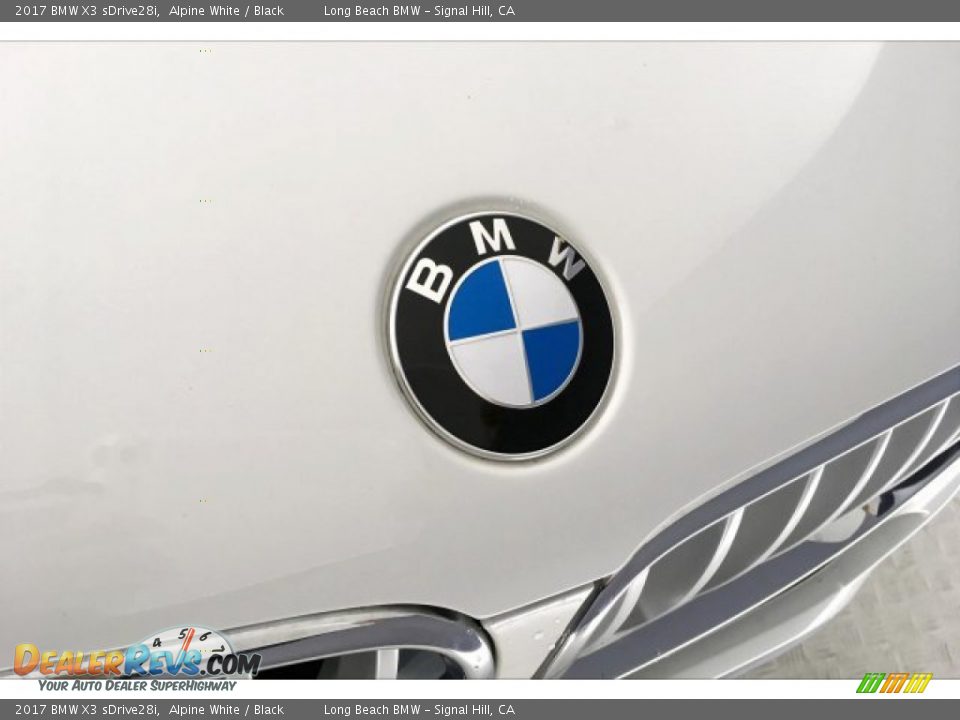 2017 BMW X3 sDrive28i Alpine White / Black Photo #28