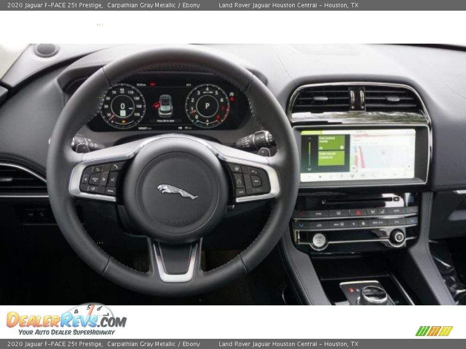 2020 Jaguar F-PACE 25t Prestige Carpathian Gray Metallic / Ebony Photo #26