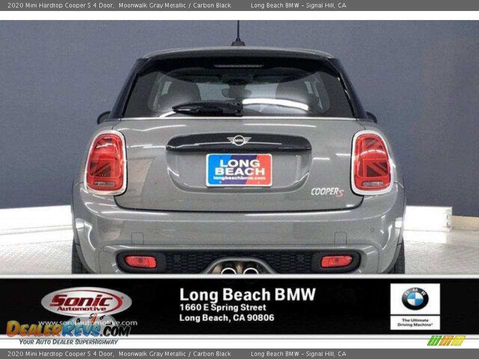 2020 Mini Hardtop Cooper S 4 Door Moonwalk Gray Metallic / Carbon Black Photo #3