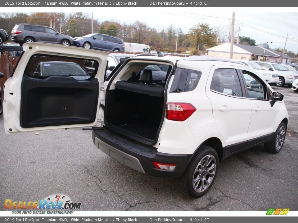 2019 Ford EcoSport Titanium 4WD White Platinum Metallic / Ebony Black Photo #13