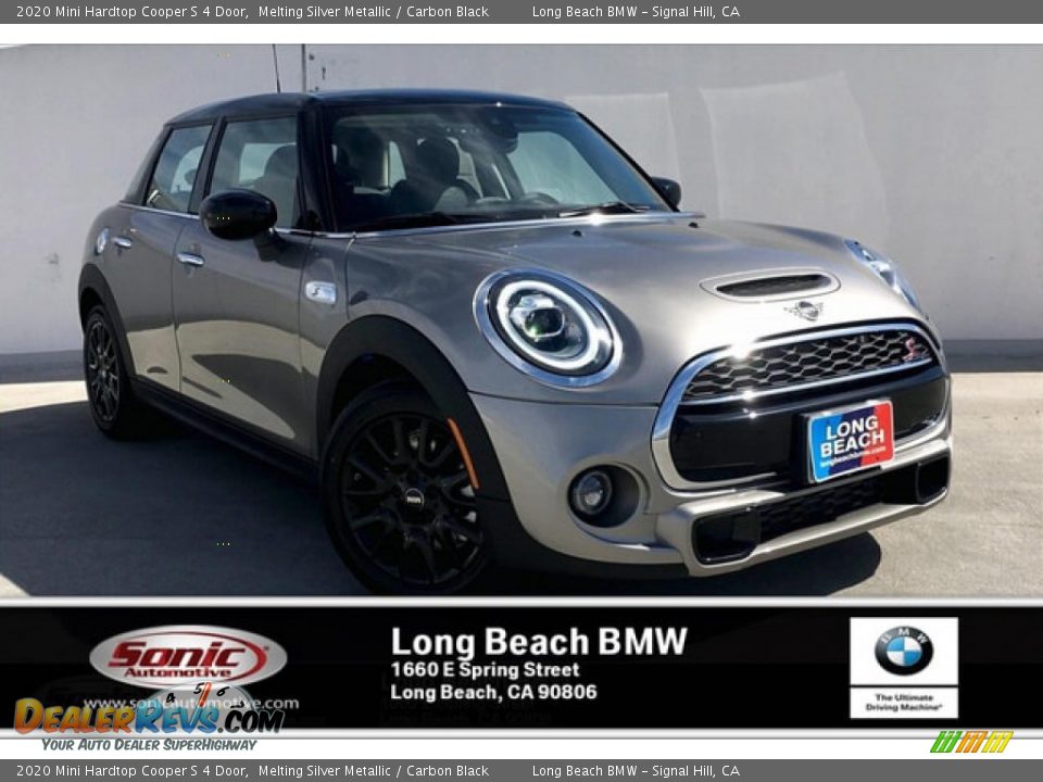 2020 Mini Hardtop Cooper S 4 Door Melting Silver Metallic / Carbon Black Photo #1