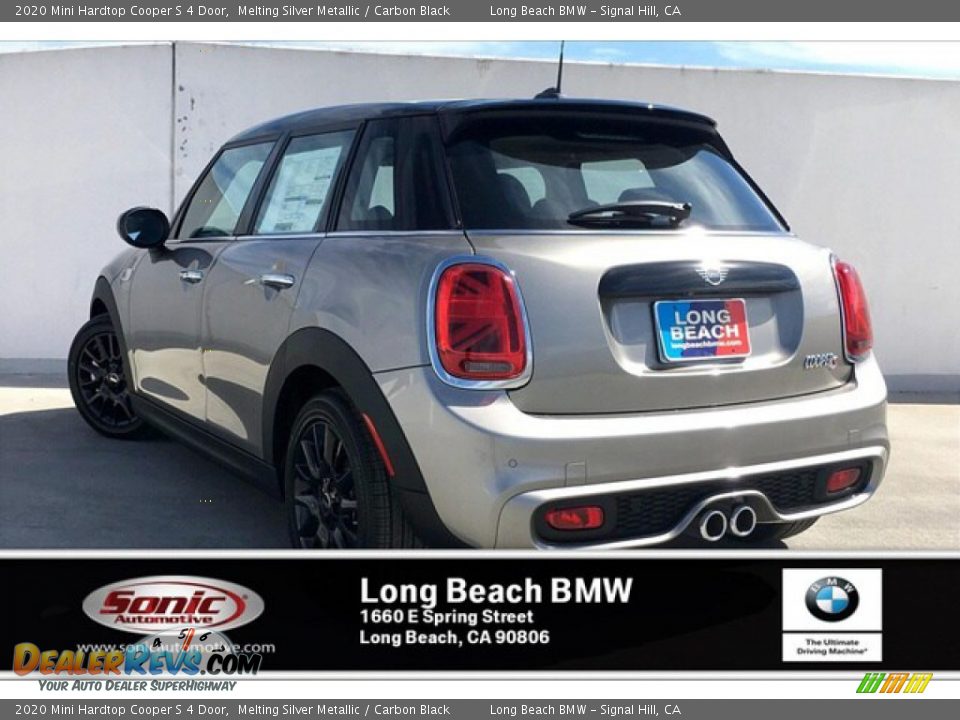 2020 Mini Hardtop Cooper S 4 Door Melting Silver Metallic / Carbon Black Photo #2