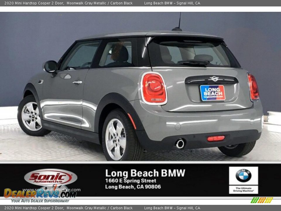 2020 Mini Hardtop Cooper 2 Door Moonwalk Gray Metallic / Carbon Black Photo #2
