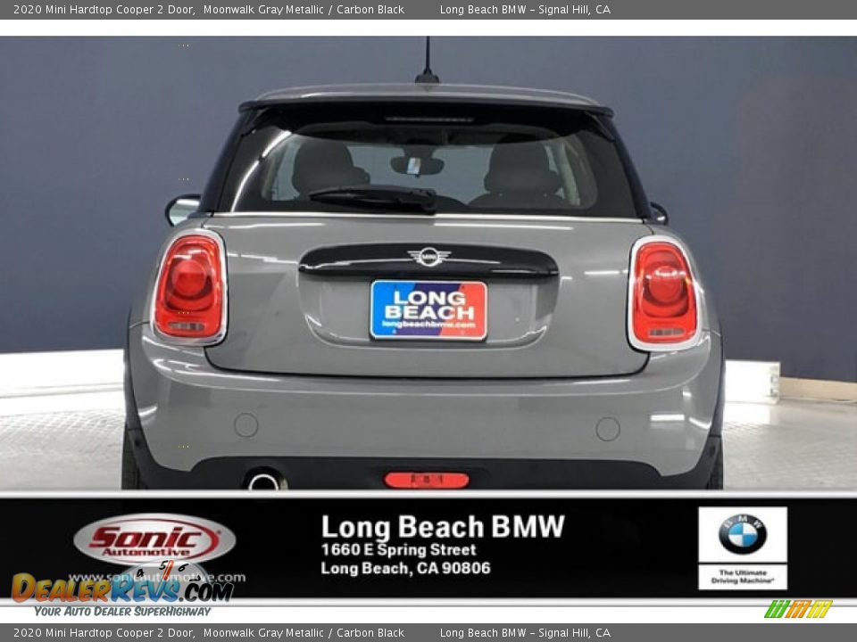 2020 Mini Hardtop Cooper 2 Door Moonwalk Gray Metallic / Carbon Black Photo #3