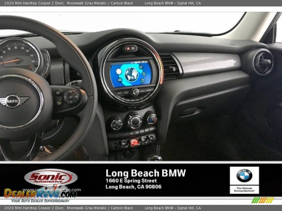 2020 Mini Hardtop Cooper 2 Door Moonwalk Gray Metallic / Carbon Black Photo #5