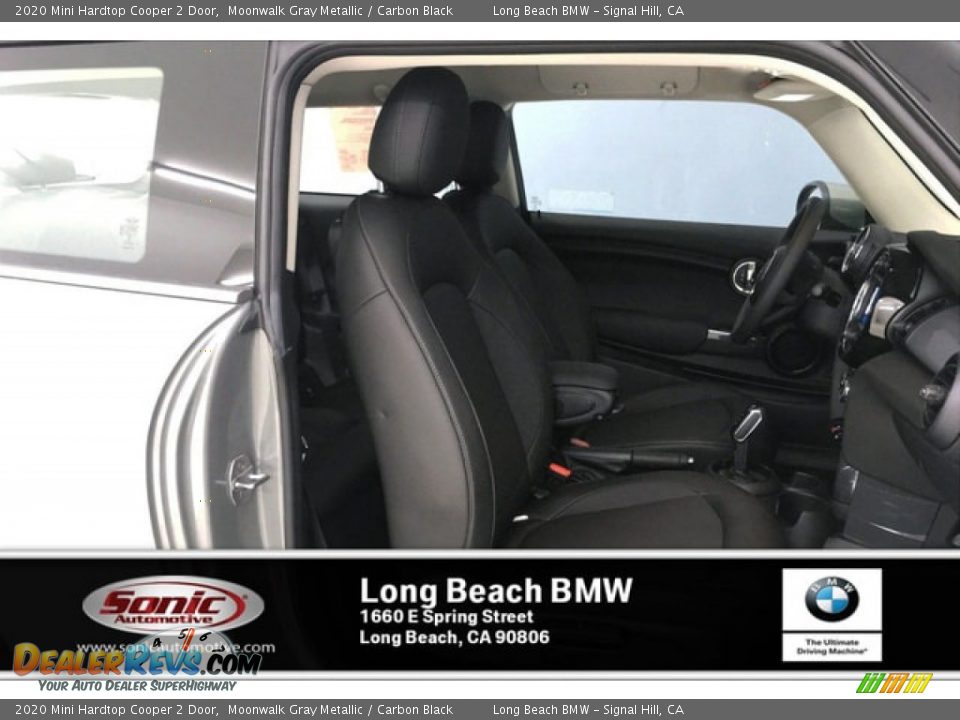 2020 Mini Hardtop Cooper 2 Door Moonwalk Gray Metallic / Carbon Black Photo #7
