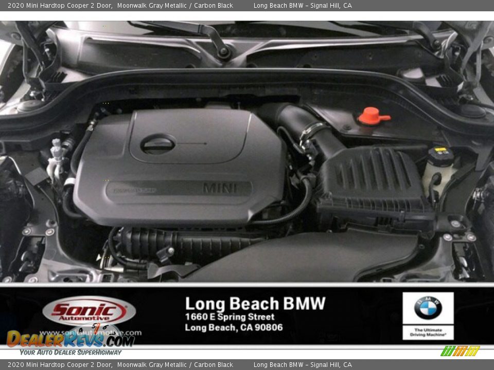2020 Mini Hardtop Cooper 2 Door Moonwalk Gray Metallic / Carbon Black Photo #8