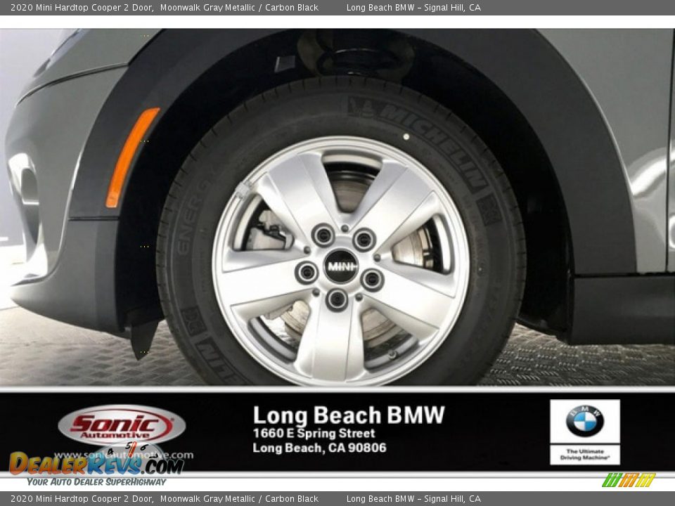 2020 Mini Hardtop Cooper 2 Door Moonwalk Gray Metallic / Carbon Black Photo #9