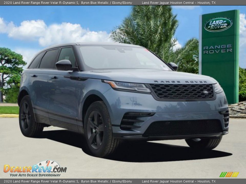 2020 Land Rover Range Rover Velar R-Dynamic S Byron Blue Metallic / Ebony/Ebony Photo #2
