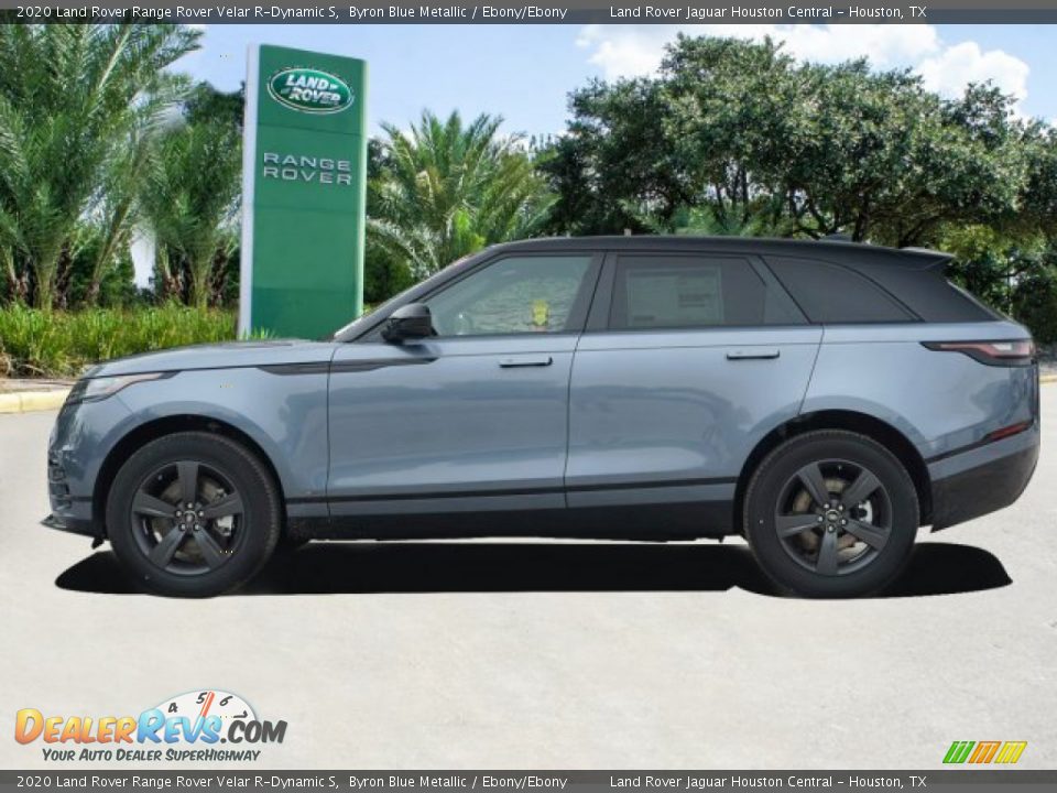 2020 Land Rover Range Rover Velar R-Dynamic S Byron Blue Metallic / Ebony/Ebony Photo #3