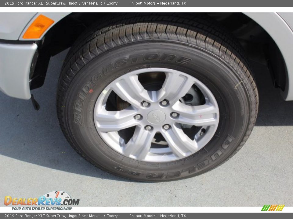 2019 Ford Ranger XLT SuperCrew Ingot Silver Metallic / Ebony Photo #5