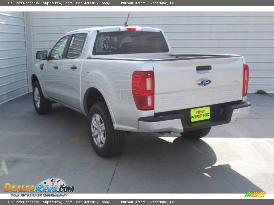 2019 Ford Ranger XLT SuperCrew Ingot Silver Metallic / Ebony Photo #6