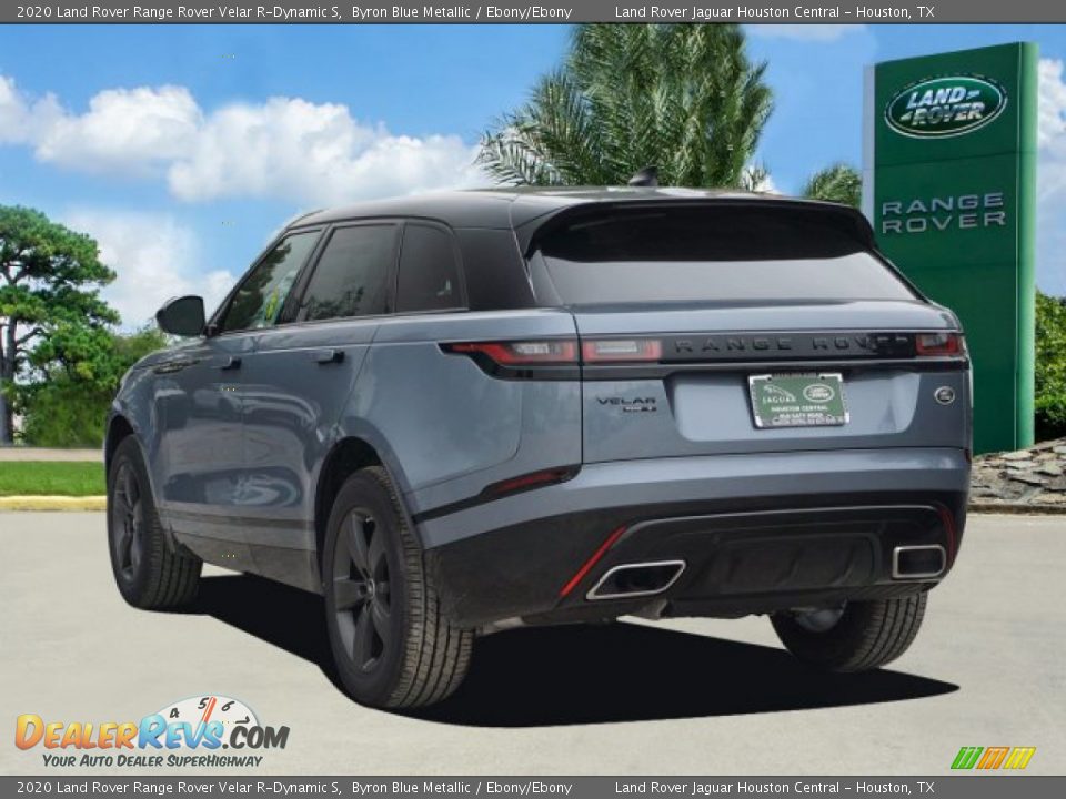 2020 Land Rover Range Rover Velar R-Dynamic S Byron Blue Metallic / Ebony/Ebony Photo #5