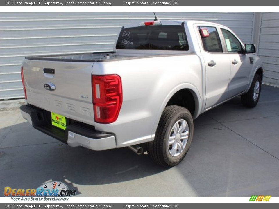 2019 Ford Ranger XLT SuperCrew Ingot Silver Metallic / Ebony Photo #8