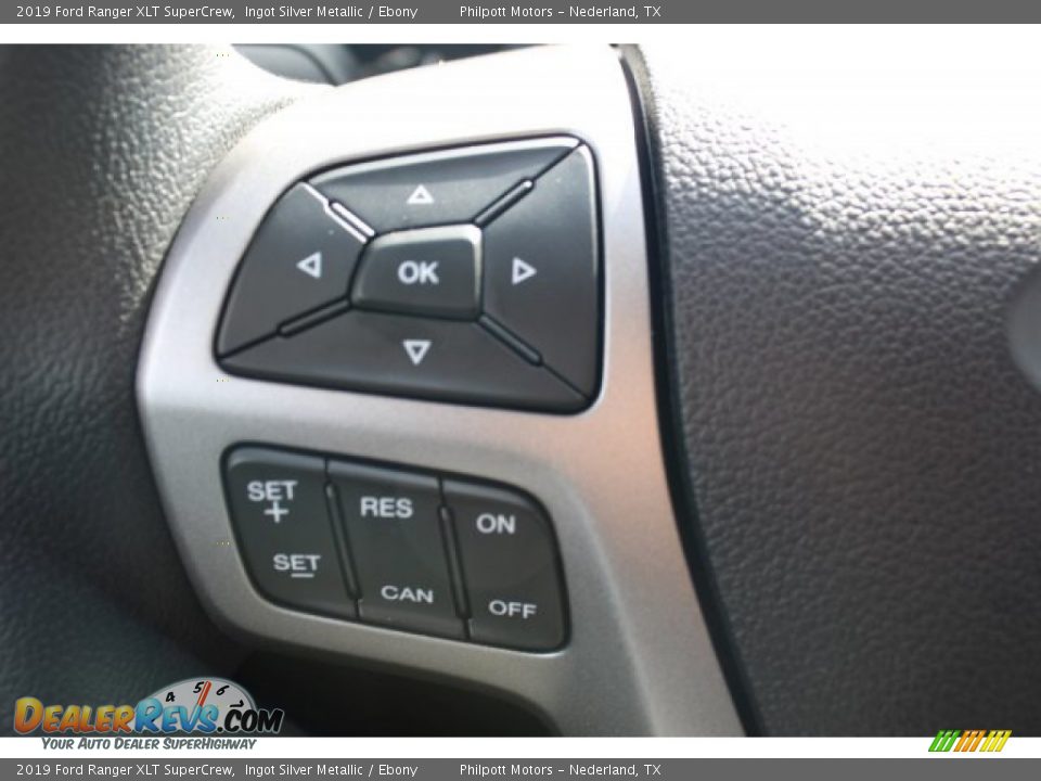 2019 Ford Ranger XLT SuperCrew Ingot Silver Metallic / Ebony Photo #11