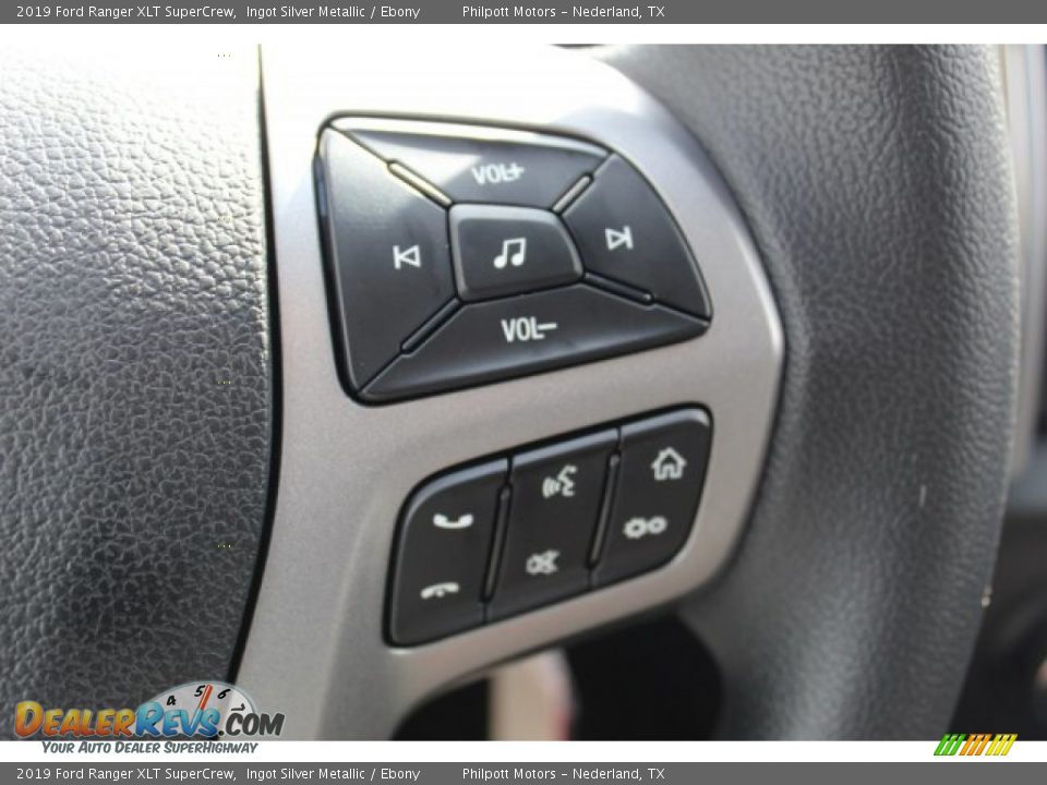 2019 Ford Ranger XLT SuperCrew Ingot Silver Metallic / Ebony Photo #12