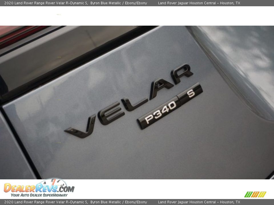 2020 Land Rover Range Rover Velar R-Dynamic S Byron Blue Metallic / Ebony/Ebony Photo #7