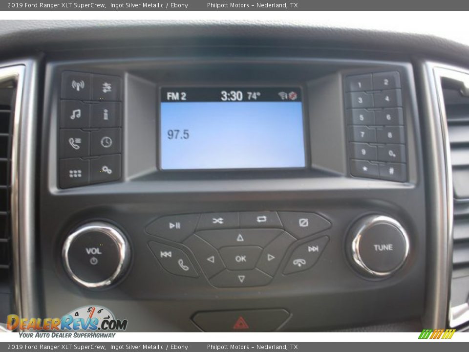 2019 Ford Ranger XLT SuperCrew Ingot Silver Metallic / Ebony Photo #15