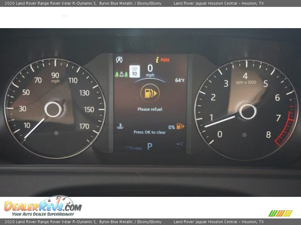 2020 Land Rover Range Rover Velar R-Dynamic S Byron Blue Metallic / Ebony/Ebony Photo #14