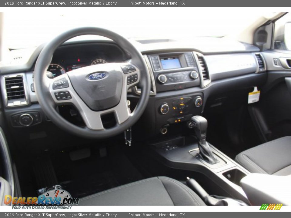 2019 Ford Ranger XLT SuperCrew Ingot Silver Metallic / Ebony Photo #20