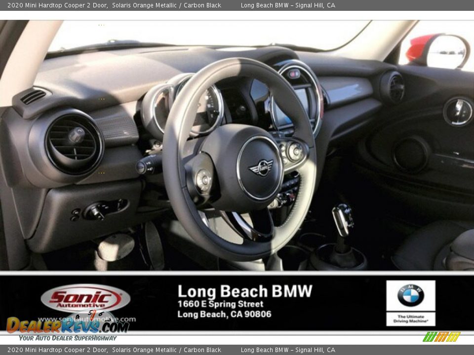 2020 Mini Hardtop Cooper 2 Door Solaris Orange Metallic / Carbon Black Photo #4