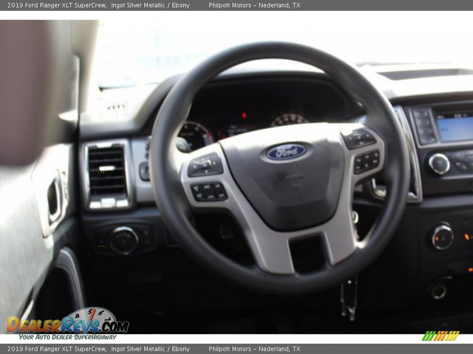 2019 Ford Ranger XLT SuperCrew Ingot Silver Metallic / Ebony Photo #21